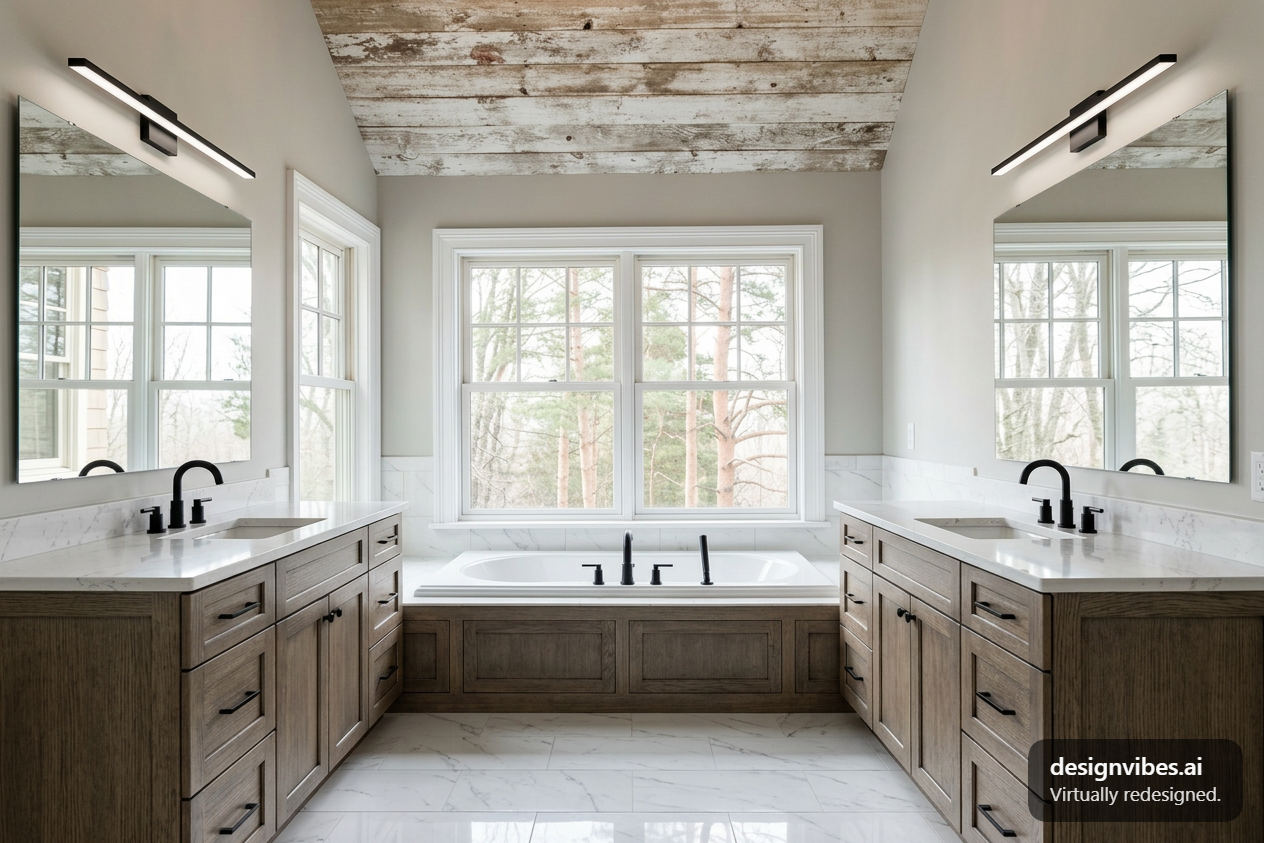 Spa style primary bath — after